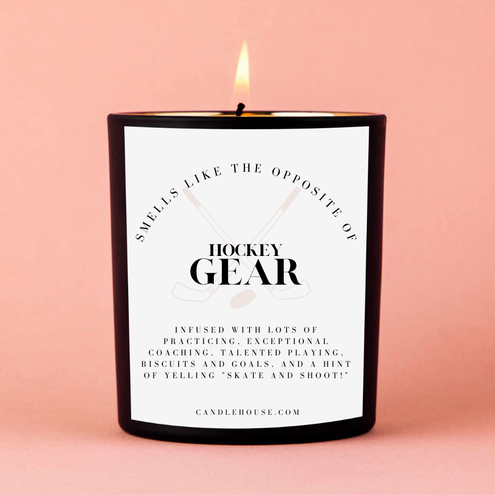 Hockey Coach Custom Candle