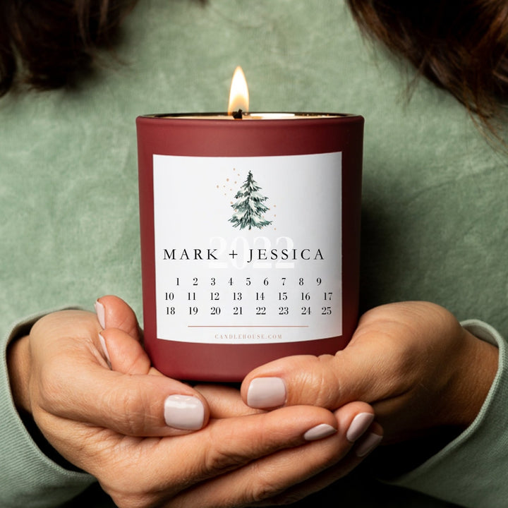 Advent Calendar Custom Christmas Candle