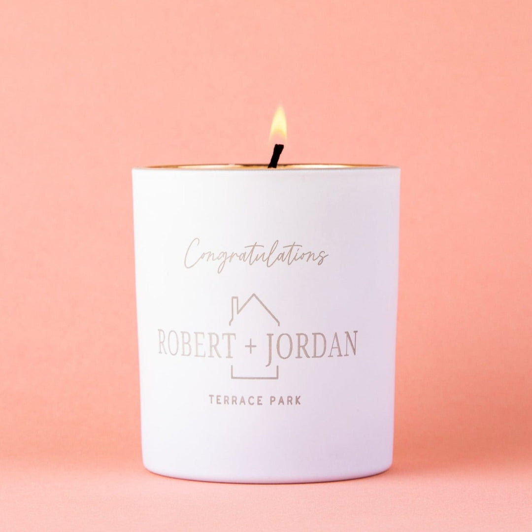 Congratulations on Your Home Custom Candle