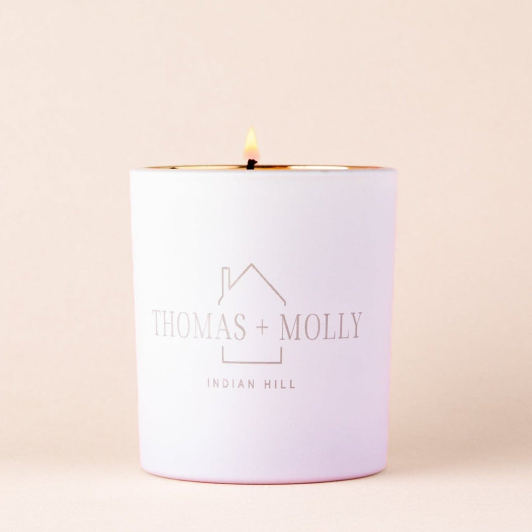 Real Estate Thank You Logo Candle