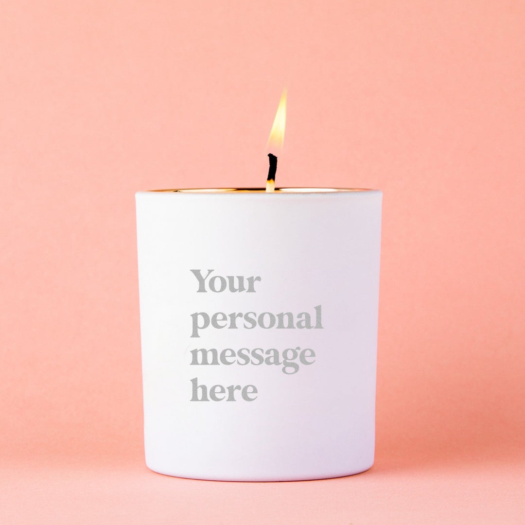 Your Personal Message Candle